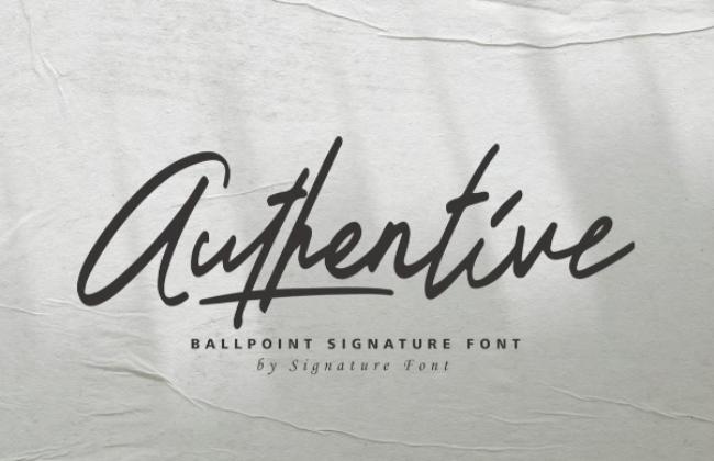 ballpoint font