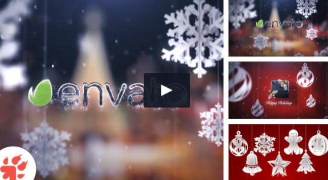 Season's Greetings After Effects Template