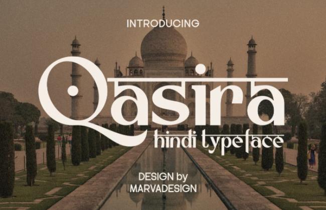 Qasira Modern Marathi Font
