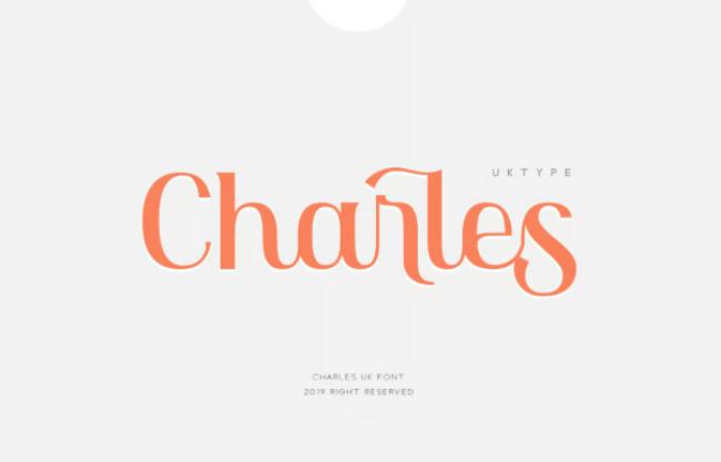Charles UK royal themed London font