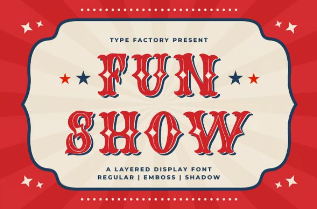circus font