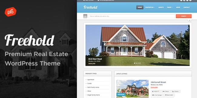 Freehold Responsive Real Estate WordPress Theme