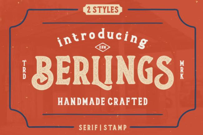 Berlings - Handmade Crafted Serif