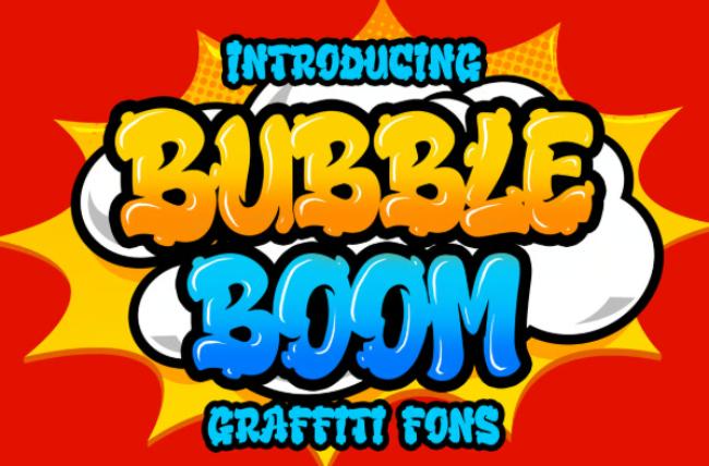 bubble font