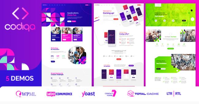 Codiqa - Software & Digital WordPress Theme