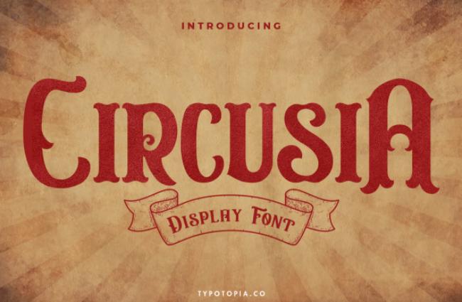 circus font