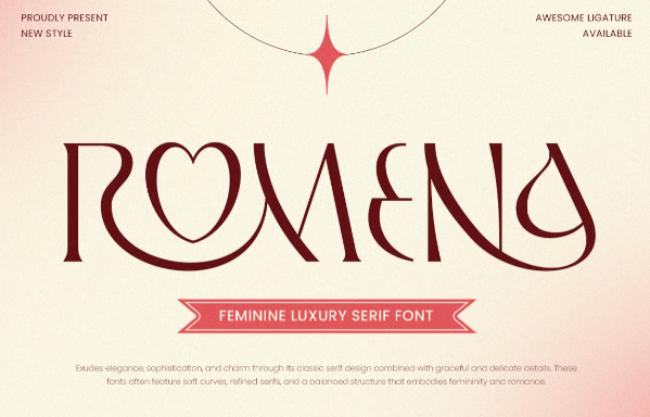roman font