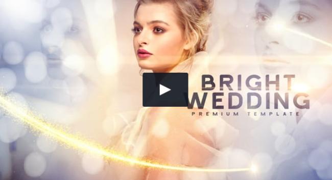 Bright Wedding After Effects Wedding Template