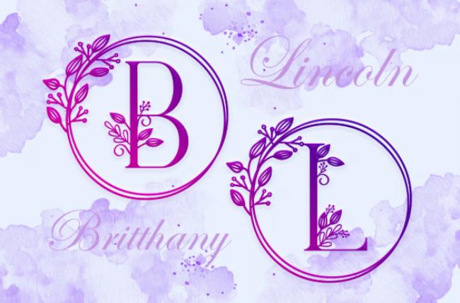 Monogram Handrawn Leaves font displaying artistic letters with hand-drawn leaf patterns and natural foliage decorations