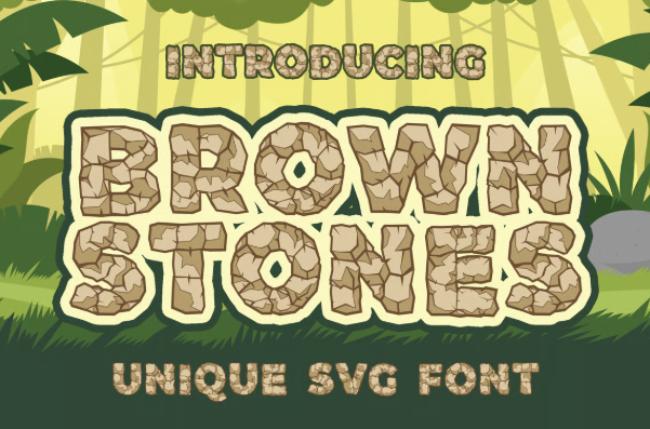 stone age font