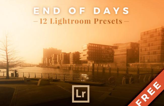 End of Days post-apocalyptic Lightroom preset showing dark moody tones and dystopian movie aesthetic
