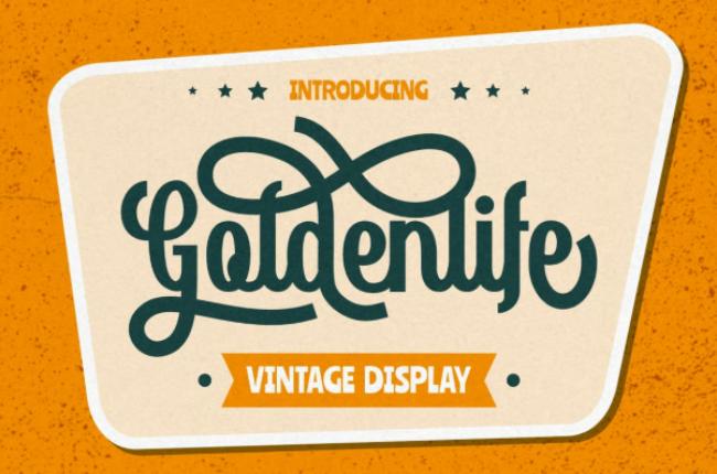 Goldenlife - Vintage Display
