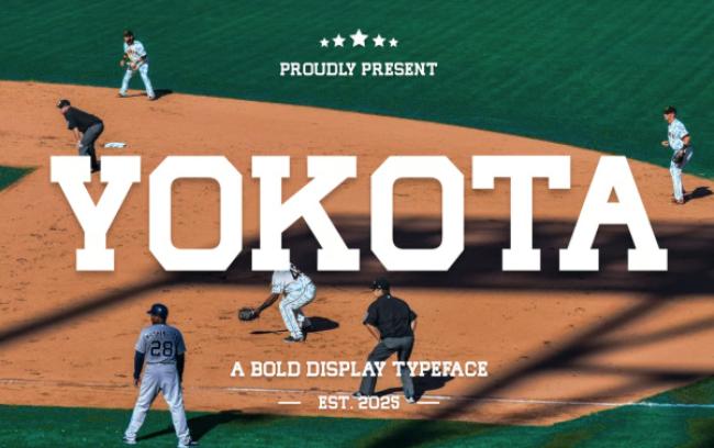 baseball font