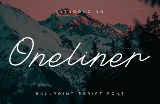 ballpoint font