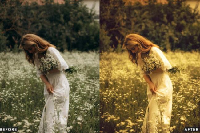 35mm film look with vintage Lightroom preset