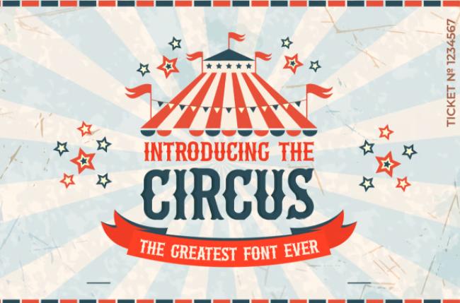 circus font