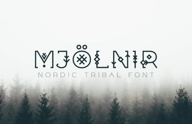 viking font