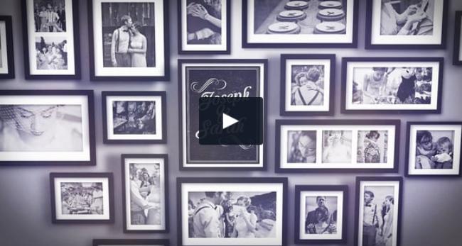 Romantic Wedding Memories After Effects Wedding Ceremony Template
