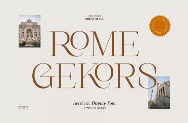 roman font