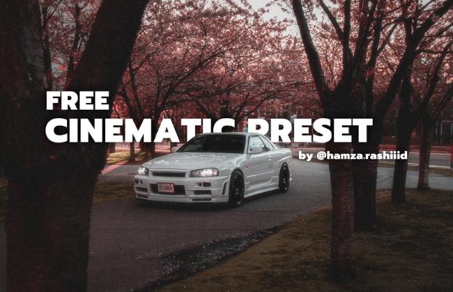 Free cinematic Lightroom preset showing professional color correction and atmospheric enhancement for stunning results
