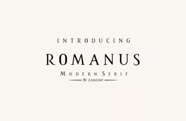 roman font
