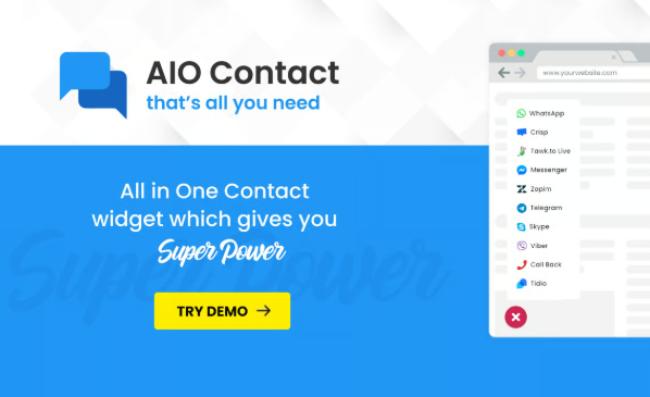 AIO Contact All in One Contact Widget