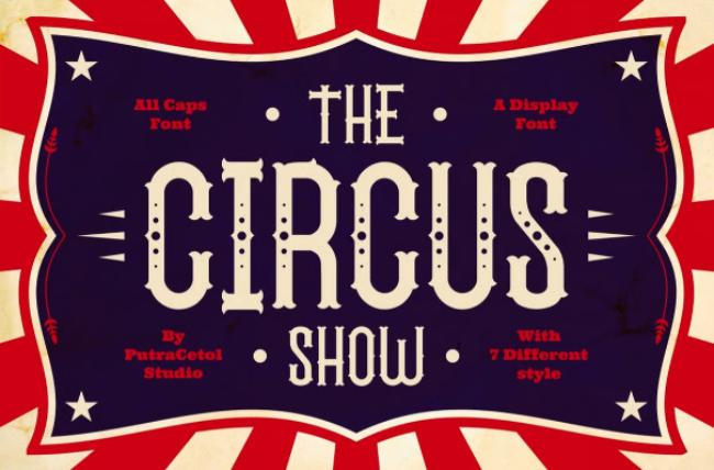 circus font