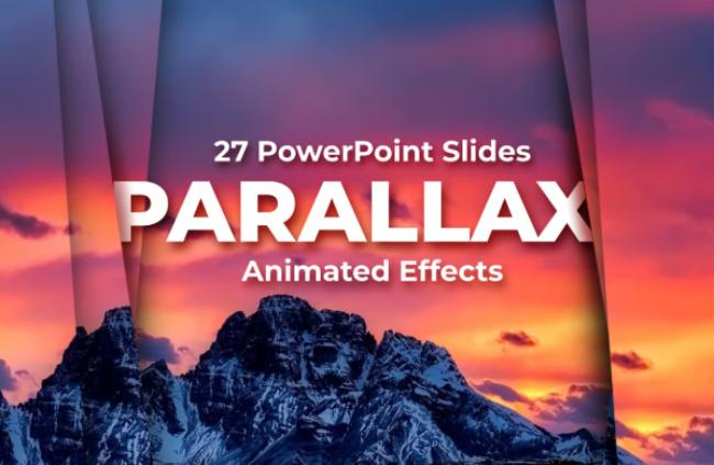 Parallax Slideshow Animated Effects PowerPoint