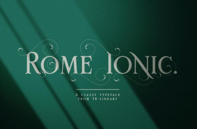 roman font