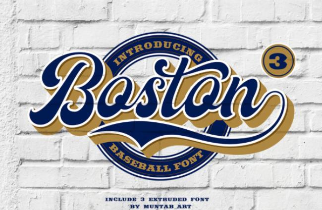 baseball font
