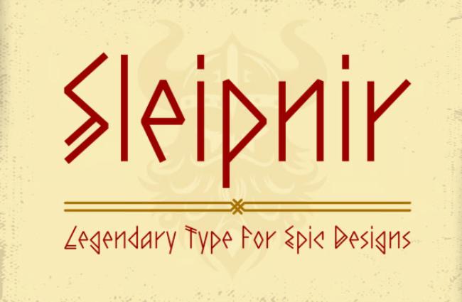 viking font
