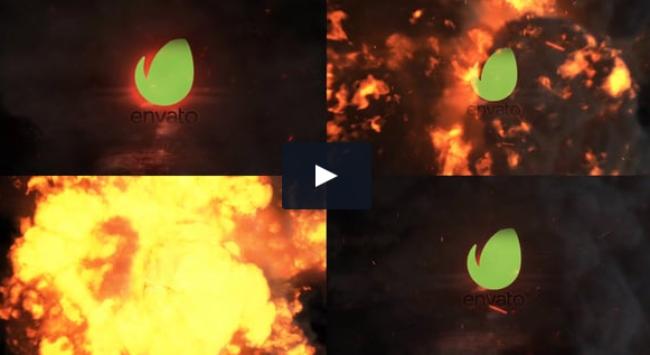 Exploding Logo Reveal Template