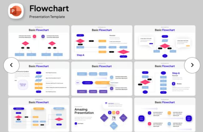 Flowchart Diagram Infographic PowerPoint