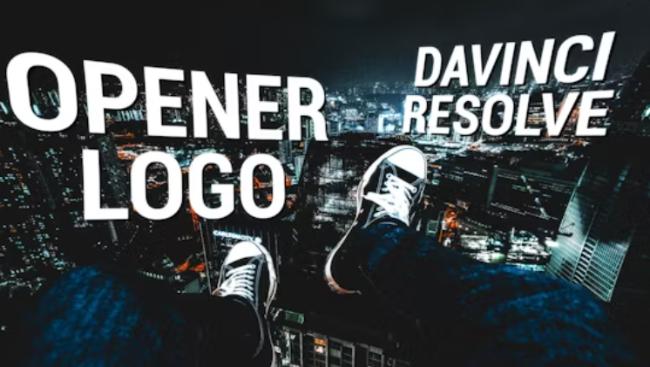 Opener Logo DaVinci Resolve Template