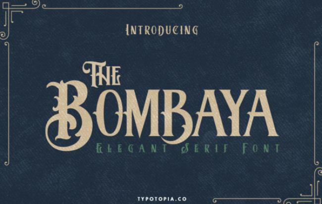 Bombaya Vintage Marathi Font