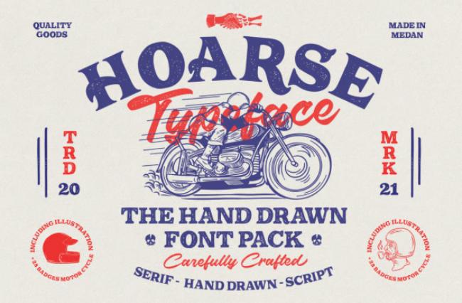 HOARSE Font Pack