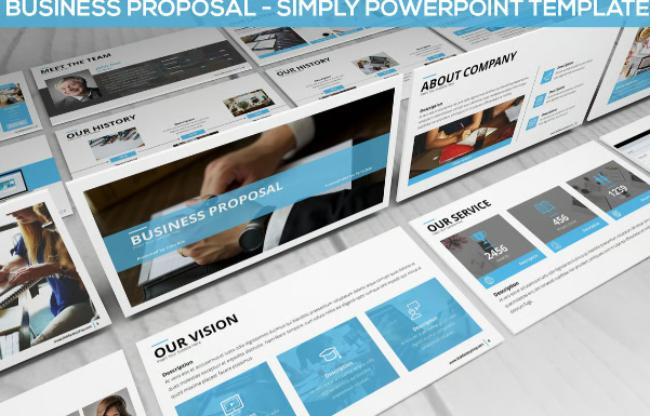 Simply Business Proposal - Powerpoint Template
