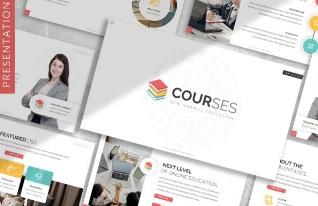 Courses - Education Prensentation Template