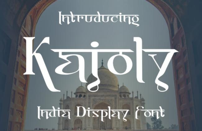 Kajoly Hindi Marathi Font