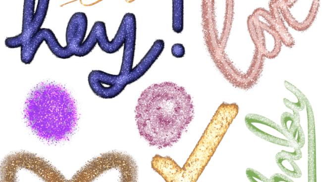 Shimmer & Shine Procreate Brushes sample