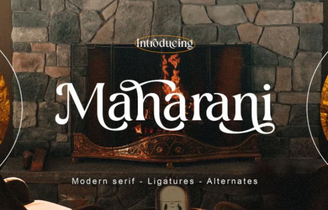 Maharani Modern Marathi Serif Font