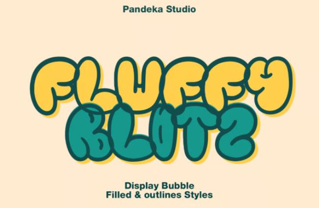 bubble font