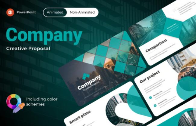 Company Creative Proposal Infographics