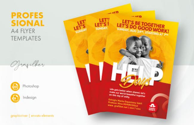 Minimal Charity Flyer
