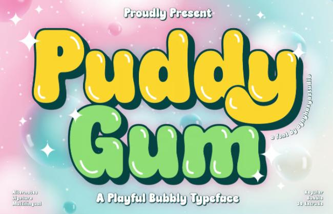 bubble font