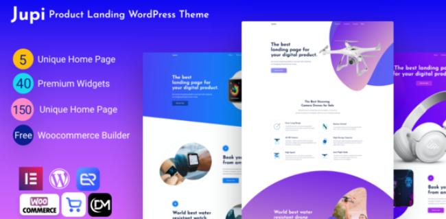 Jupi - Product Landing WordPress Theme