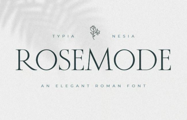 roman font