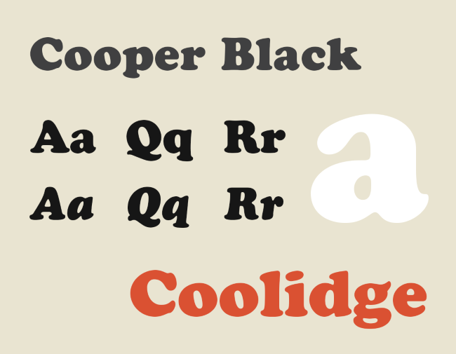 black cooper font