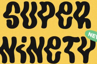 wavy fonts