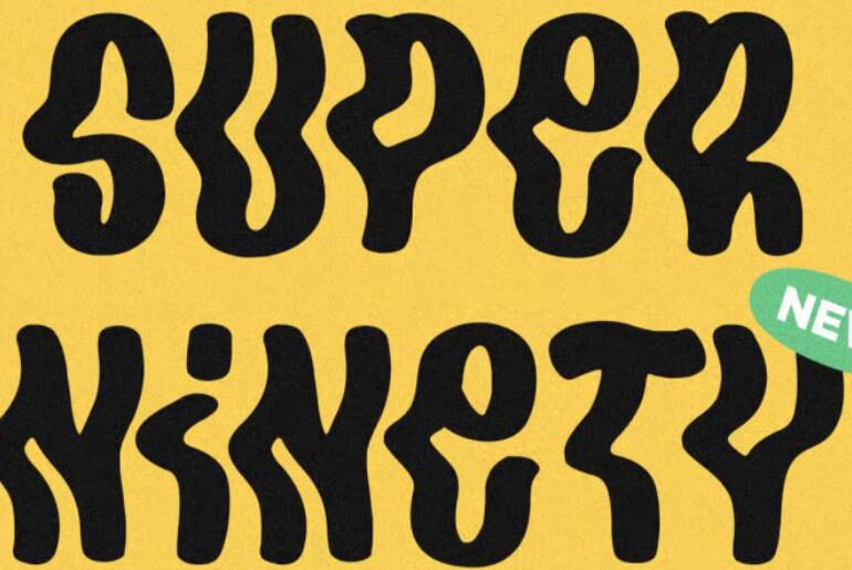 wavy fonts